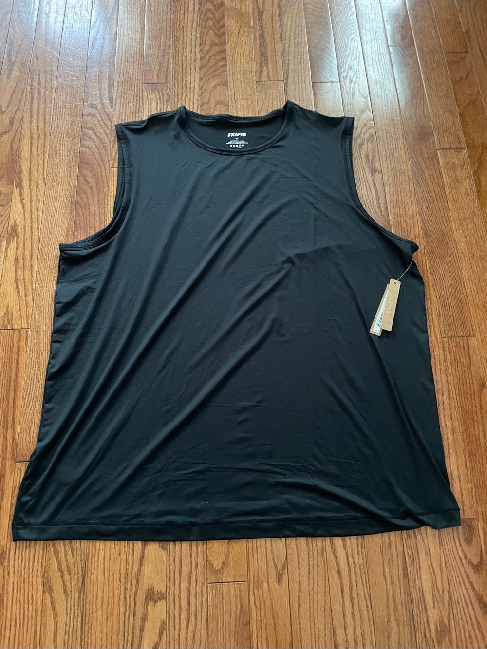 SKIMS Outdoor Jersey Relaxed Muscle Tank Onyx Men’s Sz XL NWT